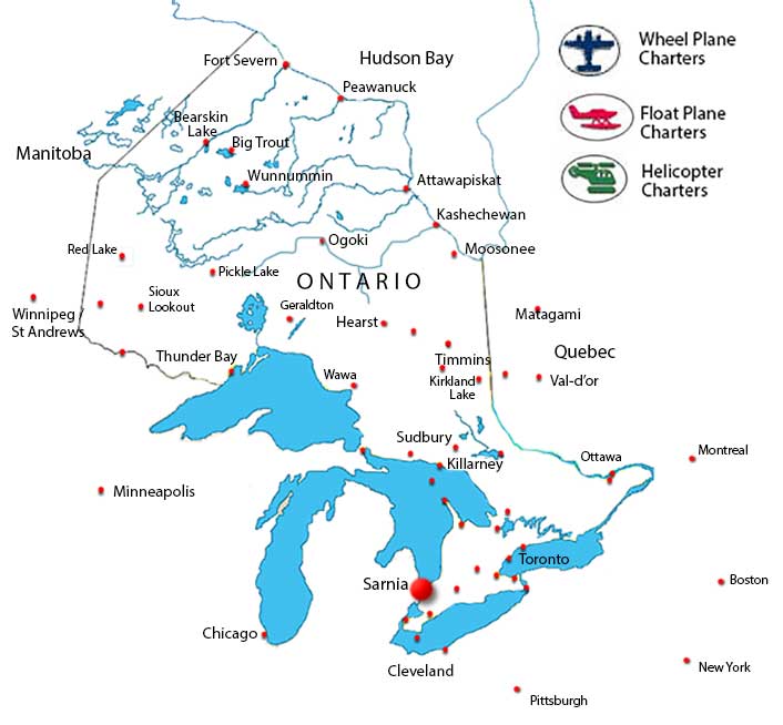 Sarnia Charter Flights